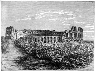 Amfiteátr El Jemm, c1890. od Fortuné Méaulle