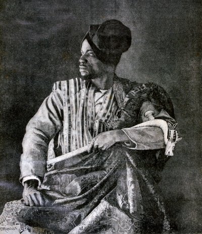 Hlavní vyslanec Dahomey pro krále Behanzina v Paříži, 1893 od Fortuné Méaulle