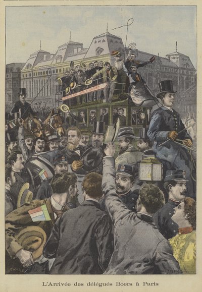 Příjezd búrských delegátů do Paříže od Fortune Louis Meaulle