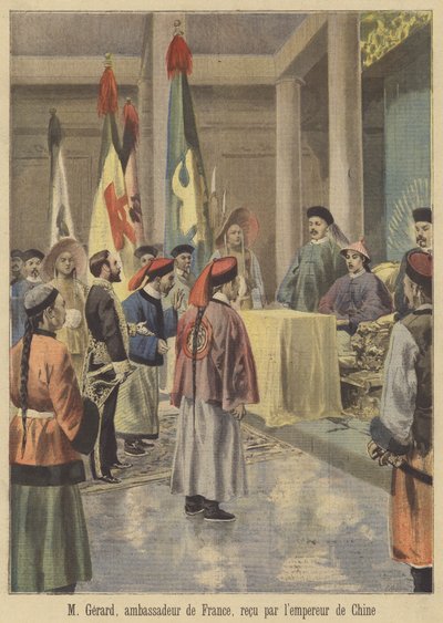 Augusta Gerarda, francouzského velvyslance v Číně, přijal císař od Fortune Louis Meaulle