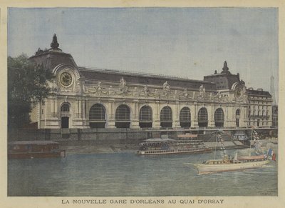 Nové Gare dOrleans na Quai dOrsay v Paříži od Fortune Louis Meaulle