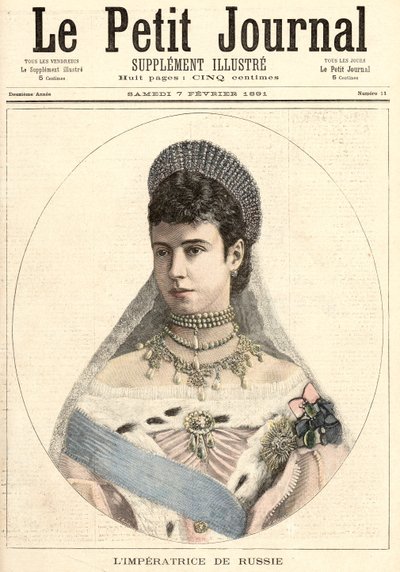 Císařovna Ruska, z „Le Petit Journal“, 7. února 1891 od Fortune Louis Meaulle and Henri Meyer
