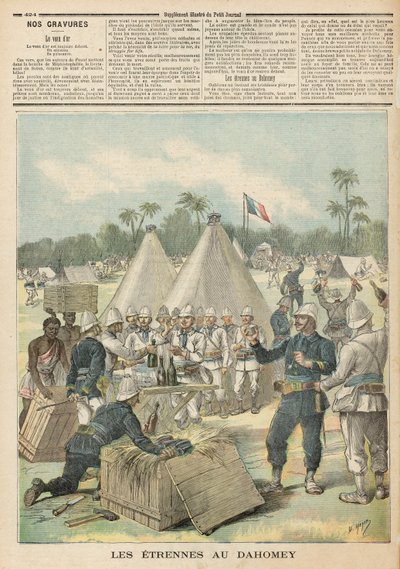Novoroční krabice v Dahomey, z „Le Petit Journal“, 31. prosince 1892 od Fortune Louis Meaulle and Henri Meyer