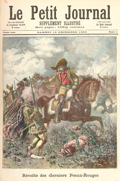 Vzpoura posledního z Rudokožců, z „Le Petit Journal“, 13. prosince 1890 od Fortune Louis Meaulle and Henri Meyer