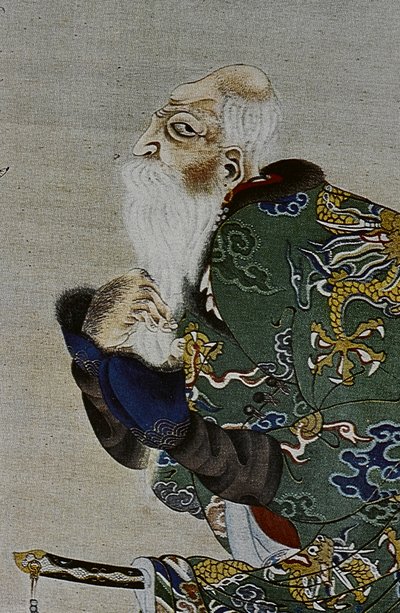 Velcí vůdci Ainu osmnáctého století: Itokoi a Šiniči z Akkeši, Čosama z Uraašibetsu a Šonko z Nošappu, zejména ilustrace. od Fosco Maraini