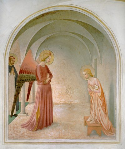 Buňka 3: Zvěstování od Fra (c.1387-1455) Angelico