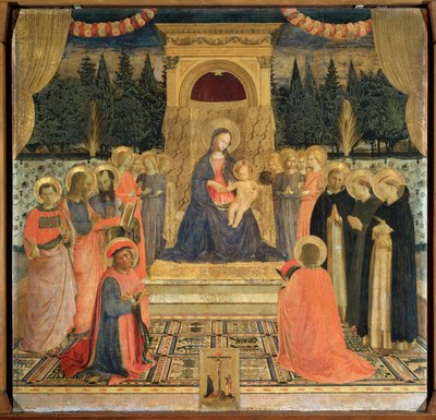 Oltářní obraz San Marco, c. 1438-1440 (teplota na panelu) od Fra  Angelico