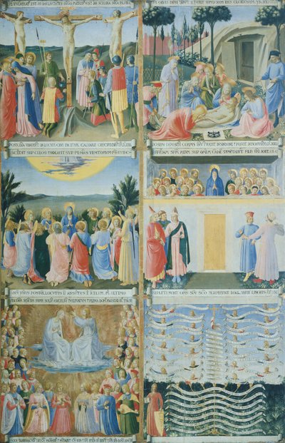 Armadio degli Argenti (Stříbrná truhla) se životem Ježíše od Fra (c.1387 1455) Angelico