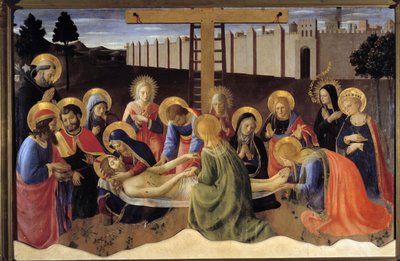 Smutek nebo nářek nad mrtvým Kristem (obraz) od Fra  Angelico