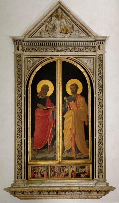 Liniers Altarbild: St. Peter und St. Markus (Malerei auf Holz) von Fra  Angelico