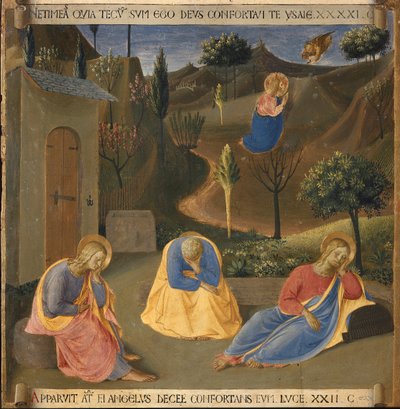 Die Agonie im Garten Gethsemane. Leben Christi, Armadio degli Argenti von Fra  Angelico