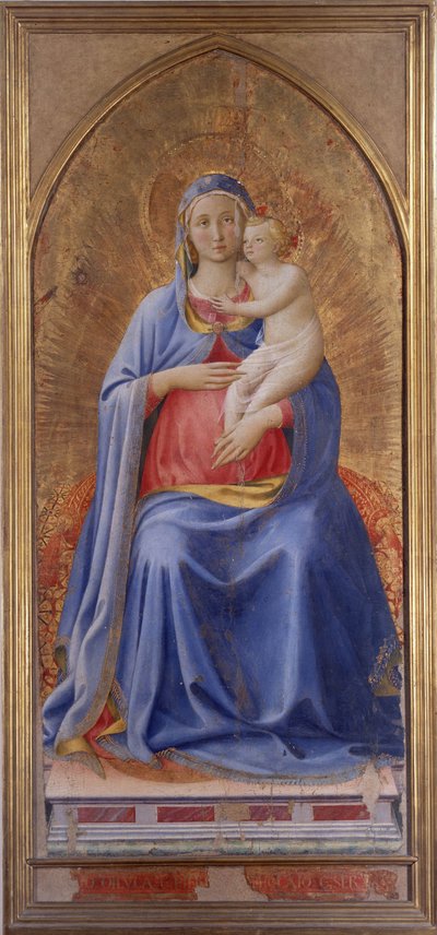Die Jungfrau mit Kind - 1430 von Fra  Angelico