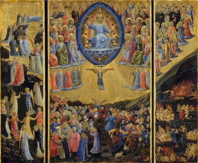 Poslední soud. 1440-45 od Fra Angelico