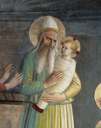 Představení Krista v chrámu od Fra Angelico