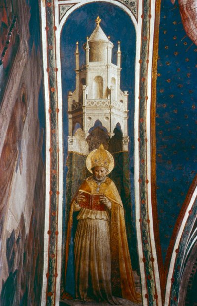 Svatý Ambrož, polovina 15. století od Fra Angelico
