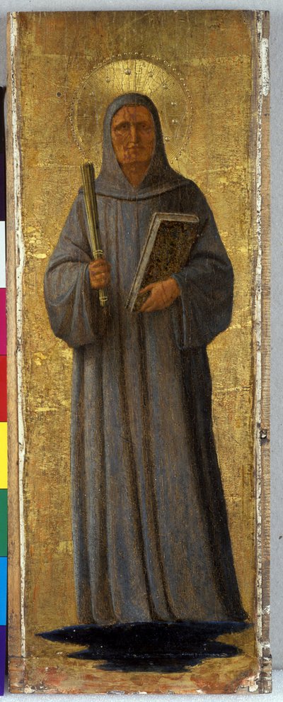 Sv. Bernard z Clairvaux, kolem 1435-40 (tempera na topolovém dřevě) od Fra Angelico