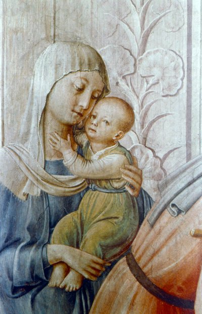 St Laurence dává almužnu chudým detail, polovina 15. století od Fra Angelico