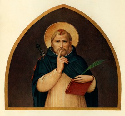 Sv. Petr mučedník, 15. století, c1909 od Fra Angelico