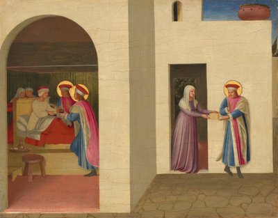 The Healing of Palladia Saint Cosmas and Saint Damian, c. 14381440. od Fra Angelico