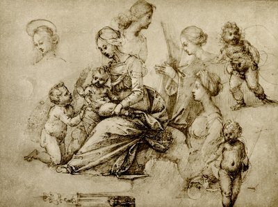Studium na Madonně od Fra Bartolomeo