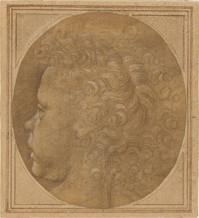 hlava dítěte [recto] od Fra Bartolommeo