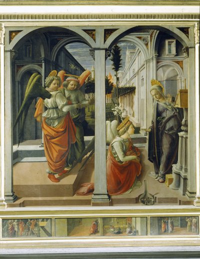 Annunciation, c.1445 (panel) od Fra Filippo Lippi