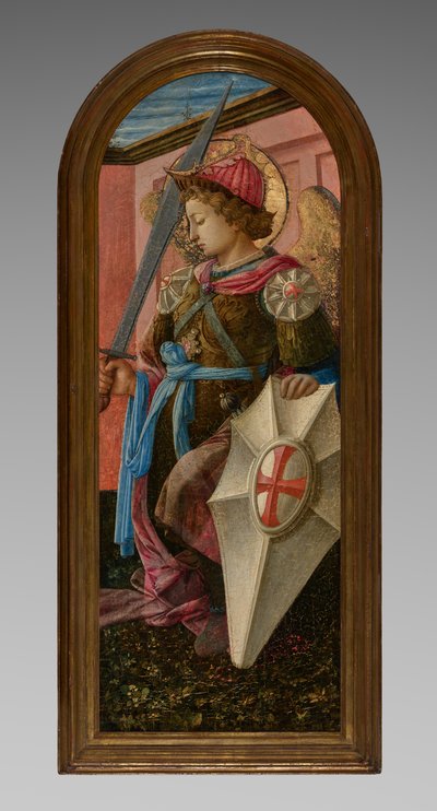 Panel z Triptychu: Archanděl Michael od Fra Filippo Lippi