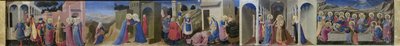 Predella z oltářního obrazu Zvěstování, c. 1433-1434. od Fra Giovanni Angelico da Fiesole