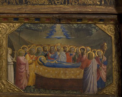 The Death of the Virgin The Annunciation retable s 5 Predella scénami, 1430-1432 od Fra Giovanni Angelico da Fiesole