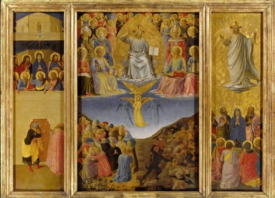 Triptych Poslední soud, asi 1447. od Fra Giovanni Angelico da Fiesole