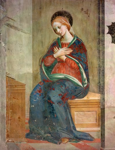Detail Zvěstování - Malba od Fra da Pistoia Paolino
