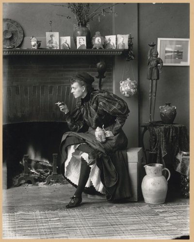 Frances Benjamin Johnston, Autoportrét (jako 