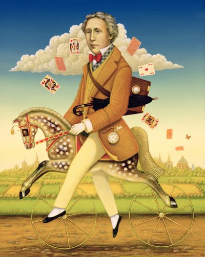 Lewis Carroll (1832-98) 2001 (olej a tempera na panelu) od Frances Broomfield
