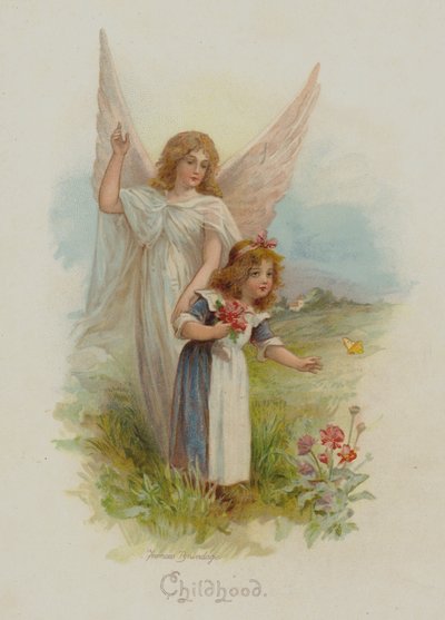 dětství (chromolitho) od Frances Brundage