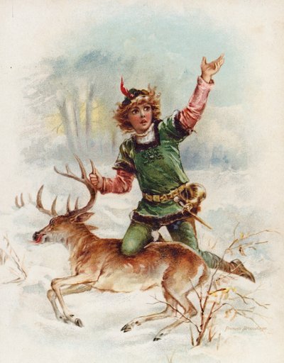 Edward z Caernarfonu (chromolit) od Frances Brundage