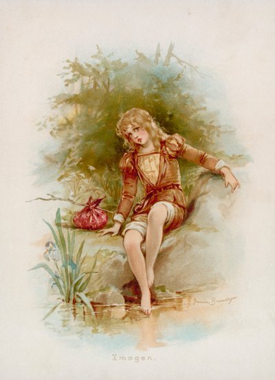 Imogen ze Shakespearovy Cymbeline od Frances Brundage