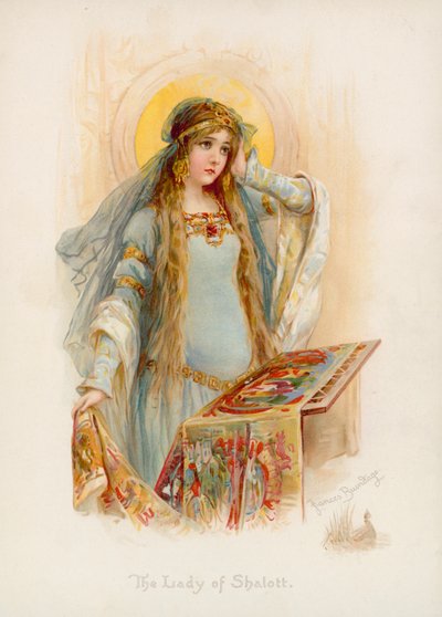 Tennysonova Paní ze Shalott od Frances Brundage