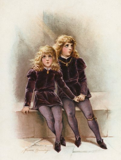 Knížata ve věži (chromolit) od Frances Brundage