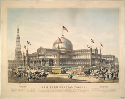 New York Crystal Palace: Pro výstavu průmyslu všech národů. od Frances Flora Bond Palmer