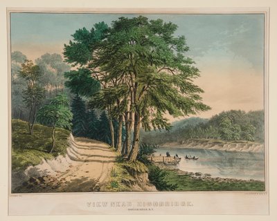 Zobrazit Blízko Highbridge. Harlem River, NY od Frances Flora Bond Palmer
