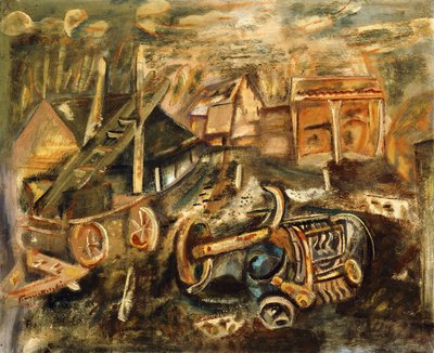 Farm Yard, Essex od Frances Hodgkins
