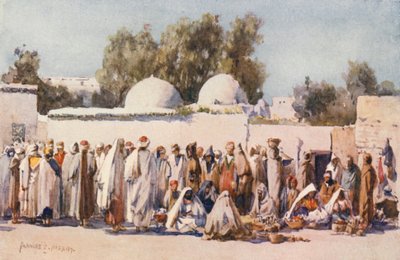 Hadrový veletrh (barevná litografie) od Frances Nesbitt