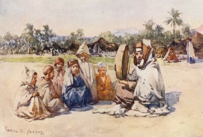 Vypravěč příběhů (barevná litografie) od Frances Nesbitt