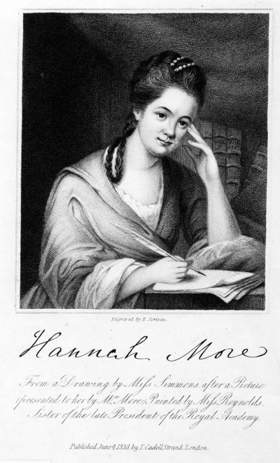 Hannah More, rytý Edward Scriven, 1838 (rytina) od Frances Reynolds