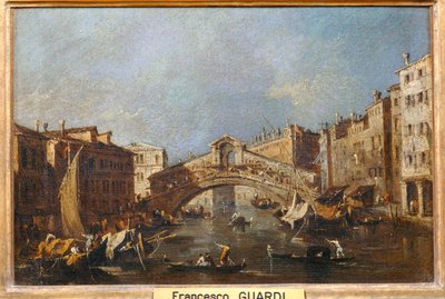Most Rialto ... od Francesco (circle of) Guardi