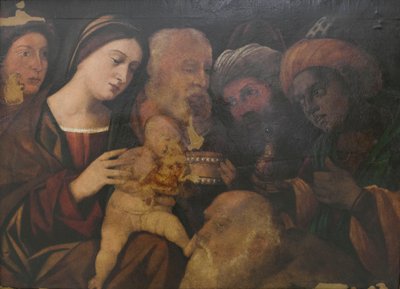 Klanění mudrců, pravděpodobně Francesco Rizzo da Santacroce od Francesco (fl.1508 45) Rizzi da Santacroce
