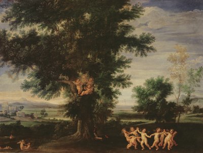 Tanec amorů, kolem roku 1630 od Francesco Albani