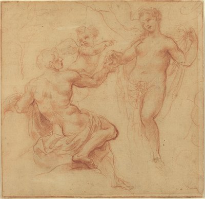 Paříž uděluje jablko Venuši od Francesco Albani
