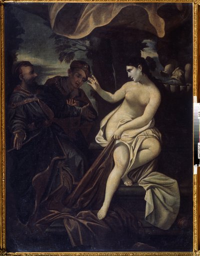 "Susanna a starší"" (Susanna a starší) Obraz Francesca Albaniho dit l