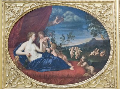 Venuše a Amorové od Francesco Albani